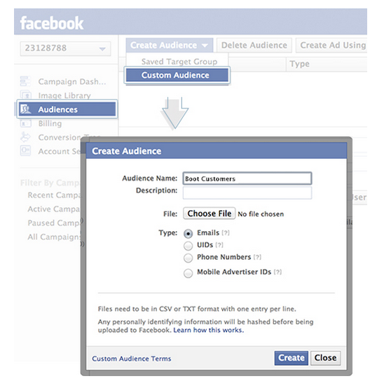 facebook custom audiences